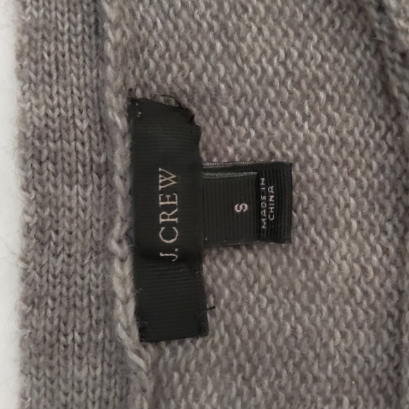 J. Crew Mohair Sweater (Grey/ivory, Size Small) - Picture 12 of 13